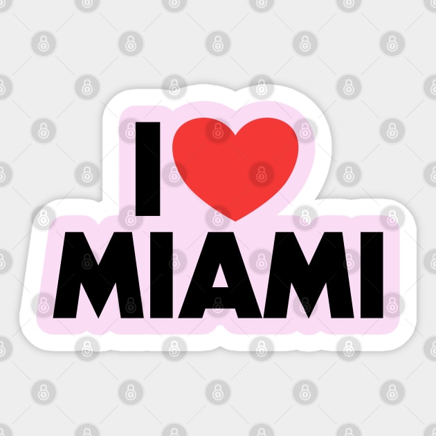 Sophia Petrillo I Love Miami Classic Design Sticker by darklordpug